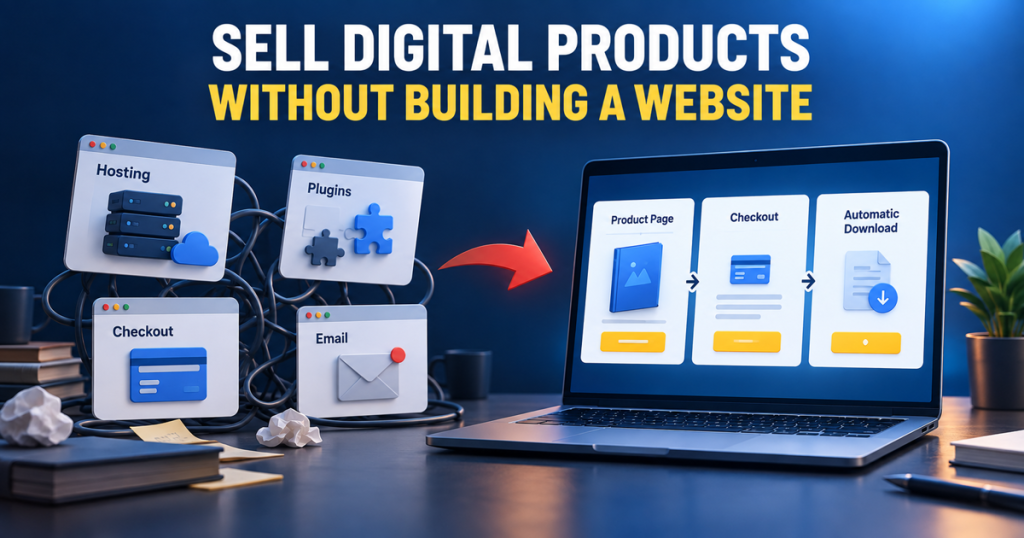 How to Sell Digital Products Without Building a Website